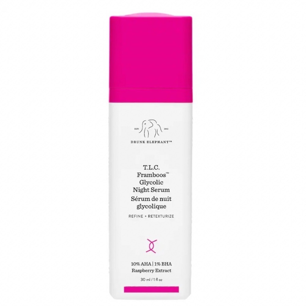 Drunk Elephant TLC Framboos Glycolic Resurfacing Night Serum 30ml 1oz New in Box